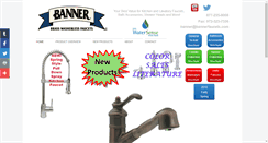 Desktop Screenshot of bannerfaucets.com